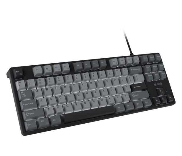 Fury KANABO K2 US białe podświetlenie mechaniczna czarno-szara - 1506500 - zdjęcie 6